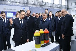 Церемония открытия индустриального технопарка "Чирчик" в Узбекистане