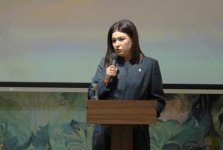 Талия Минуллина выступила на презентации программы регулярных авиарейсов в Абу-Даби авиакомпании Etihad Airways