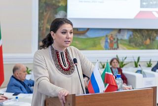 Taliya Minullina spoke about Tatarstan's achievements at the presentation of the book "They created modern Tatarstan"