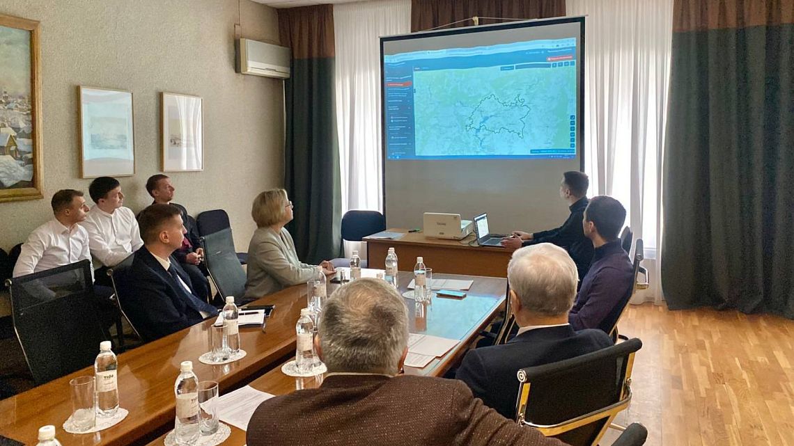 Испытание создаваемой инвестиционной карты с деловыми объединениями