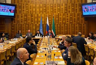 En la Sede de las Naciones Unidas, Talia Minullina presentó los logros de la República de Tatarstán en la esfera del desarrollo sostenible.