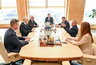 Встреча руководства компании "Полимекс" с Президентом Татарстана