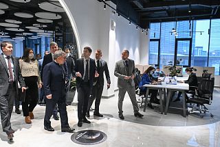 Delegation of the Government of the Republic of Tatarstan in the new technopark "Lobachevsky"