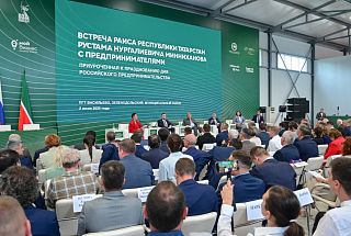 Талия Минуллина приняла участие во встрече с предпринимателями в Зеленодольском районе