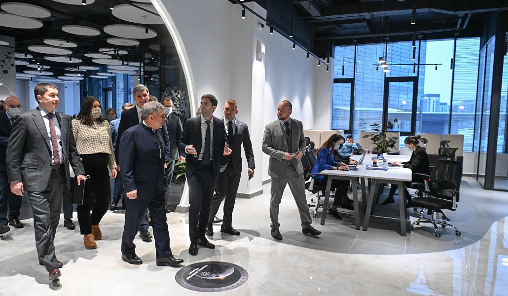 Delegation of the Government of the Republic of Tatarstan in the new technopark "Lobachevsky"